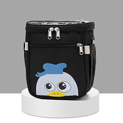 Túi treo xe đẩy, xe nôi có ngăn đựng điện thoại cảm ứng TPU trong suốt chống thấm cao cấp A08, hàng chính hãng