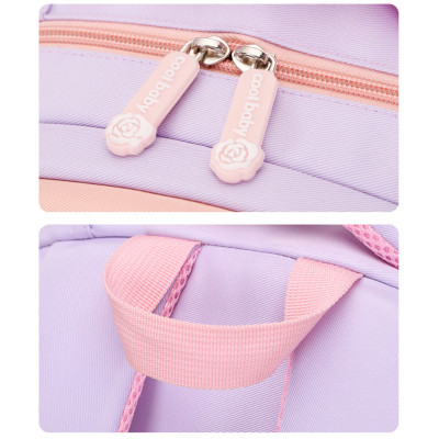 Ba lô học sinh bé gái siêu nhẹ chống nước cao cấp phong cách mới - BEE GEE HS1053