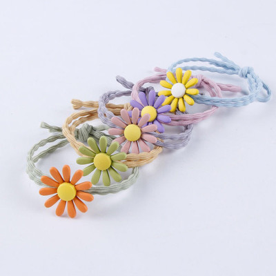Dây buộc tóc nữ hoa cúc họa mi [Set 10 dây] NASI dễ thương phong cách hàn quốc thun cột tóc nữ co giãn tốt phụ kiện tóc