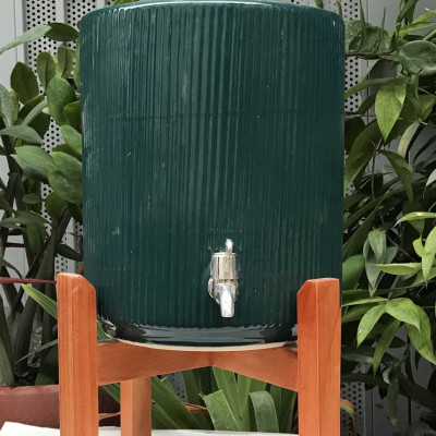Bình đựng nước bằng sứ dáng trụ dung tích 6l