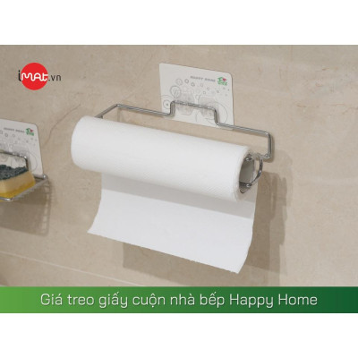 iMat Giá treo giấy cuộn nhà bếp, bóng dính thoải mái, dính trên mọi bề mặt