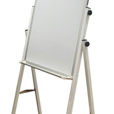 Bảng Flipchart Từ Tính, Chân Sắt Sơn Tĩnh Điện Bavico Bfs01 (0,6 x 1,0 m) - Trắng