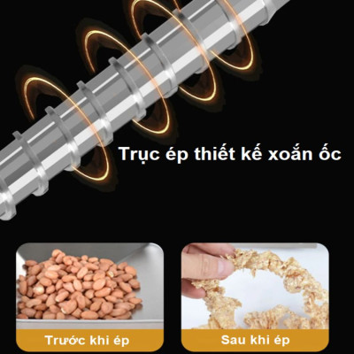 Máy ép dầu thực vật chuyên nghiệp thương hiệu Anh Quốc Aosida B03S cao cấp - Hàng nhập khẩu