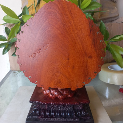 Tượng phật thiên thủ thiên nhãn  bằng gỗ hương đá sơn pu giả cổ kt 30×20×15cm 