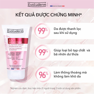 Gel rửa mặt kiêm tẩy tế bào chết tinh chất bưởi hồng danh cho da dầu mụn 150ml