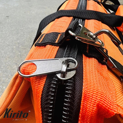 TÚI ĐỰNG ĐỒ NGHỀ CAO CẤP KIRITO NHẬT BẢN Nắp kéo chữ A màu cam đen