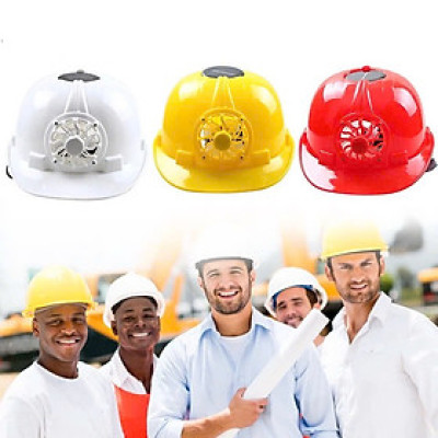 Mũ Bảo Hộ Lao Động, Mũ Xây Dựng Có Quạt Làm Mát Năng Lượng Mặt Trời – Mũ Bảo Hiểm Lao Động Loại Tốt, An Toàn Tuyệt Đối