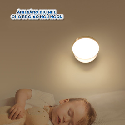 Đèn LED cảm ứng, cảm biến thông minh không dây, Pin sạc, nhận diện người có nam châm gắn tường xoay 360 độ làm đèn học, cho phòng ngủ, nhà vệ sinh, cho tủ quần áo, cầu thang, ban công, hành lang - MH2011