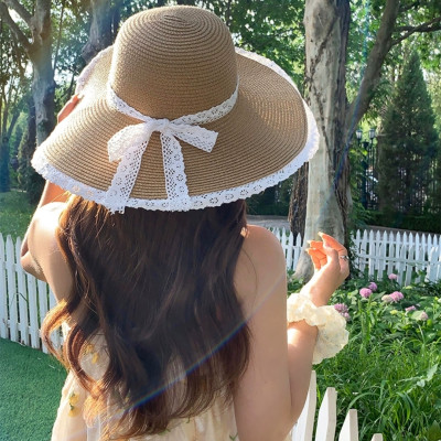Nón mũ nữ rộng vành đi biển viền ren mẫu mới đẹp chất liệu cói chống nắng thoáng mát Chất liệu cói Kiểu dáng thời trang chống nắng đi biển dạo phố du lịch là sản phẩm hoàn hảo cho những ai yêu thích phong cách thời trang Hàn Quốc.  Dona240701