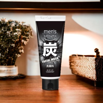 Sữa Rửa Mặt Nam Chiết Xuất Than Hoạt Tính Kosé Softymo Men