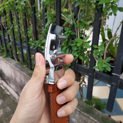 Dây Nịt Nam Cá Sấu Liền Nguyên Tấm Bản Rộng 4cm. Dây Được Đan Viền Thủ Công Rất Đẹp