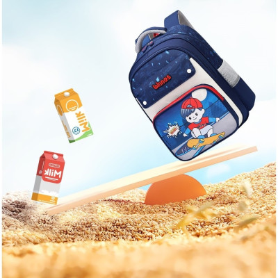 BINBES - BNS-5019 Balo học sinh Cấp 1 siêu nhẹ, chống gù, chống thấm nước. cặp sách học sinh