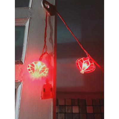 Dây Lồng Đèn Trang Trí Bóng Đèn Led Nháy Trang Trí Dịp Lễ, Tết - Hàng Loại 1 - Chính Hãng MINIIN