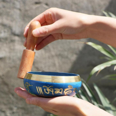 Chuông xoay đồng Tây Tạng Nepal - chiếc bát biết hát Singing Bowl