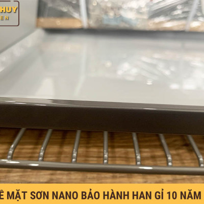 Giá xoong nồi tủ dưới inox sơn Nano bảo hành 10 năm không han gỉ thương hiệu Grob