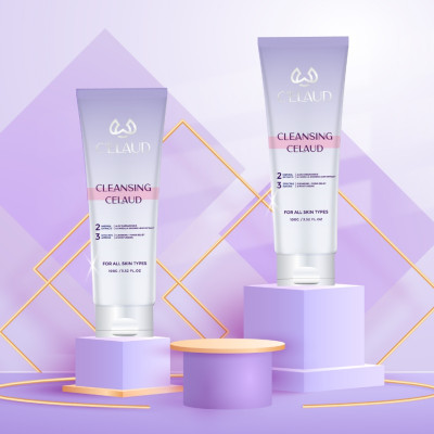 Combo 2 sữa rửa mặt làm sạch sâu và cân bằng độ pH cho da Cleansing Celaud