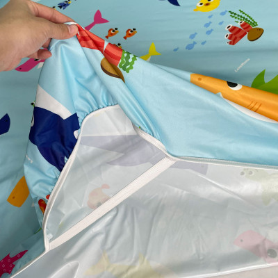 Ga chống thấm Cotton Cao Cấp LoveMama loại 1 chính hãng mềm mại thoáng mát