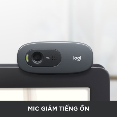 Thiết bị truyền hình ảnh (Webcam) Logitech C270 tích hợp Micro - Hàng Chính Hãng