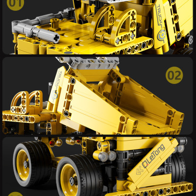 Bộ Đồ Chơi Lắp Ghép Xe Tải Với 338 Chi Tiết, Đồ Chơi Xếp Hình Cao Cấp Xe Tải, Đồ Chơi Mô Hình Xe Kỹ Thuật Công Trình Xây Dựng - Chính Hãng BABYBOSS.