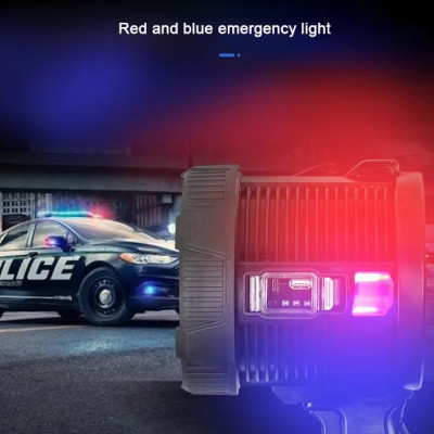 Đèn pin cầm tay tìm kiếm cứu nạn Terino WP-470 (chống nước, sạc điện và sạc năng lượng mặt trời) - Hàng chính hãng