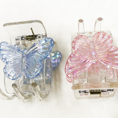 Kẹp tóc con bướm - kẹp tóc càng cua 5 răng - kẹp tóc trong suốt - kẹp gấp 5 răng mẫu mới