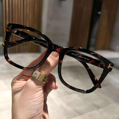 Kính mắt unisex Mắt vuông to Oversize gọng nhựa Aetate cao cấp