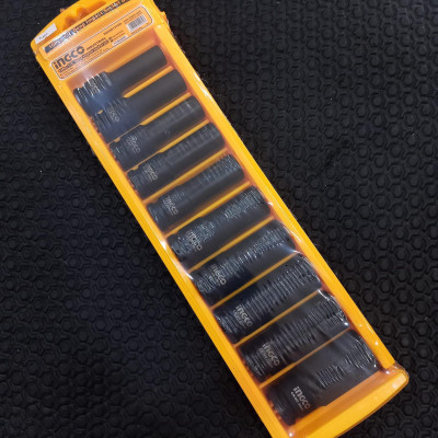 BỘ ĐẦU TUÝP DÀI 10 CHI TIẾT INGCO HKISSD12102L - HÀNG CHÍNH HÃNG