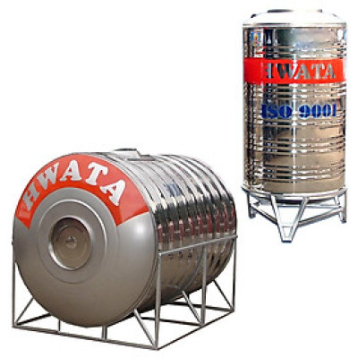 Bồn Nước Inox 304 HWATA Dung Tích 1000L, 2000L, 3000L - Hàng Chính Hãng