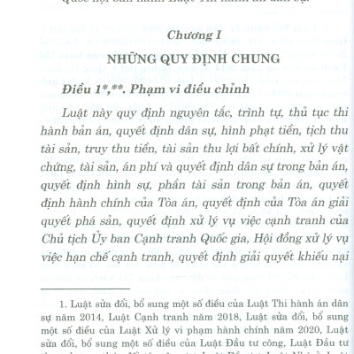 Luật Thi Hành Án Dân Sự (Hiện Hành) (Sửa Đổi, Bổ Sung Năm 2014, 2018, 2020, 2022)