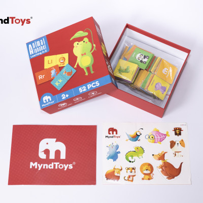 Đồ Chơi Xếp Hình MyndToys Animal Alphabet (Learning A-Z) Dành Cho Các Bé Trên 2 Tuổi