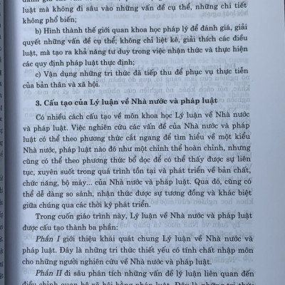 Giáo trình Lý luận về Nhà Nước và Pháp Luật (Tái bản lần thứ năm, có sửa chữa, bổ Sung) 