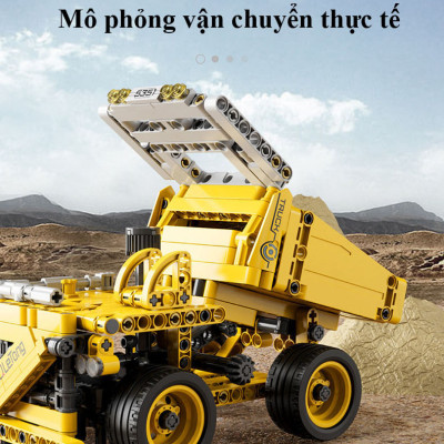 Bộ Đồ Chơi Lắp Ghép Xe Tải Với 338 Chi Tiết, Đồ Chơi Xếp Hình Cao Cấp Xe Tải, Đồ Chơi Mô Hình Xe Kỹ Thuật Công Trình Xây Dựng - Chính Hãng BABYBOSS.