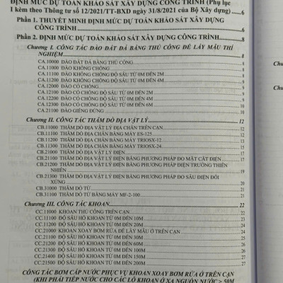 Định Mức Dự Toán Xây Dựng Công Trình - Phần Xây Dựng Và Khảo Sát 