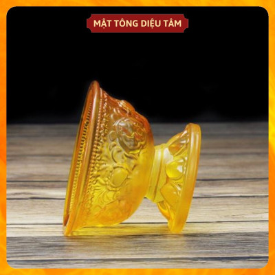 Bộ chén thờ - Ly nước thờ cúng tượng phật Dược Sư 7 màu