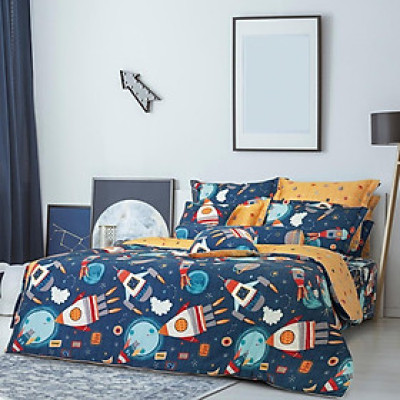 Bộ ga chun chần bốn mùa Everon EPM22072 ( 01 Ga chun chần + 01 Chăn bốn mùa 200x220 + 02 Vỏ gối 45x65)