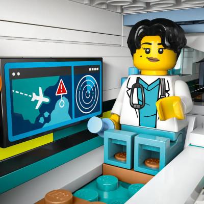 Đồ Chơi Lắp Ráp Máy Bay Cứu Hộ Khẩn Cấp - Lego City 60465 (403 Mảnh Ghép)