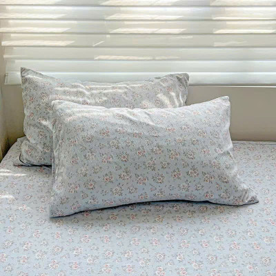 Bộ ga gối cotton Icy LIDACO họa tiết dễ thương chất liệu mềm mát nhiều mẫu lựa chọn