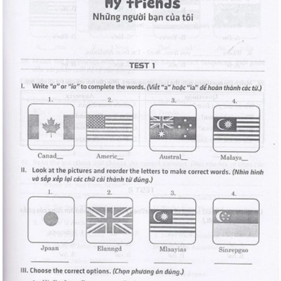 Sách - Đề kiểm tra Tiếng Anh 4 - Có đáp án (Global Success)
