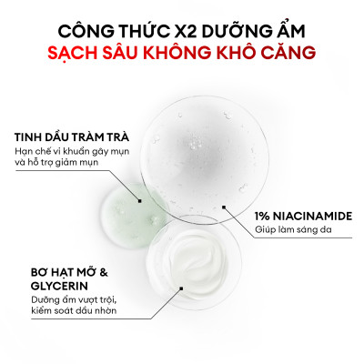 Sữa rửa mặt dưỡng ẩm Facial Cleanser Men Stay Simplicity