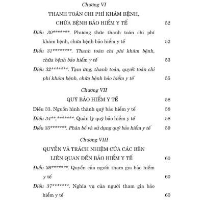 Luật Bảo hiểm y tế năm 2008 (sửa đổi, bổ sung năm 2013, 2014, 2015, 2018, 2020, 2023, 2024)