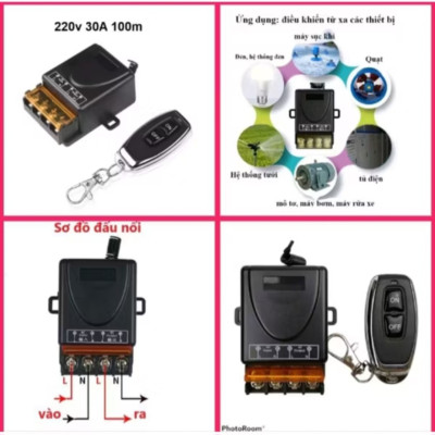 1 ĐIỀU KHIỂN BẬT TẮT ĐIỆN TỪ XA MÁY BƠM BÓNG ĐÈN THÔNG MINH