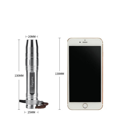 Đèn pin soi đá Supfire S10 - đèn pin 3 chức năng sáng : Sáng trắng,sáng vàng và đèn UV