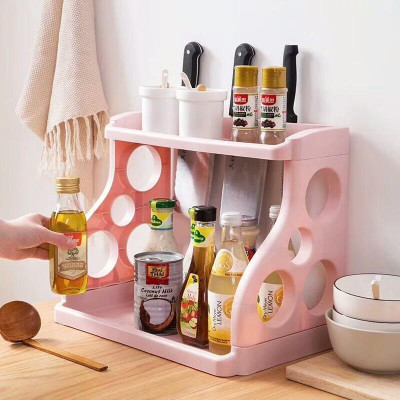 Kệ 2 Tầng Đựng Đồ Dùng Nhà Bếp Đa Năng Loại Lớn