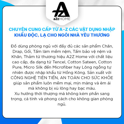 Bộ Ga Giường Mền Chần Bông 5 Món Round Spots Mềm Mại 100% Cotton Tự Nhiên A2Z Home