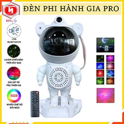 Đèn Phi Hành Gia Bản Nâng Cấp Pro, Kết Nối Không Dây Loa Bluetooth, Đèn Thiên Hà Chiếu Trăng Sao Mây, Đèn Trang Trí Decor Phòng Ngủ Chill