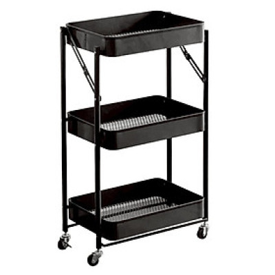 Kệ 2858 - 4177 đa năng bằng thép carbon không gỉ, chống xước, sơn đen tĩnh điện, tiện nghi cho nhà bếp sạch sẽ