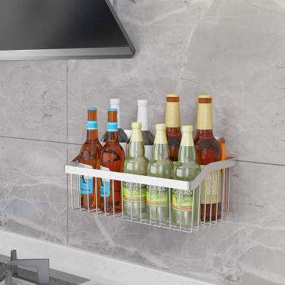 Kệ để gia vị rau củ quả dán tường inox 304 Hobby home decor KTC