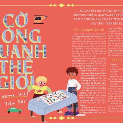 Vòng Quanh Thế Giới Board Game - Sách Độc Quyền Fahasa - Tặng Kèm Poster 40x60cm Idol Game + Game Vòng Quanh Thế Giới + 01 Tờ Hướng Dẫn Cắt, Gấp Xí Ngầu In Màu