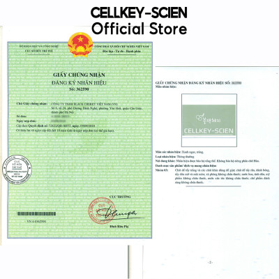 Combo 2 Kem Rửa Mặt Tế Bào Gốc Trà Xanh Kiềm Dầu Làm Sạch Sâu Dưỡng Ẩm Da Dầu Mụn Nhạy Cảm Cellkey-Scien Cleansing Foam Phyto Stem Cells 300ml