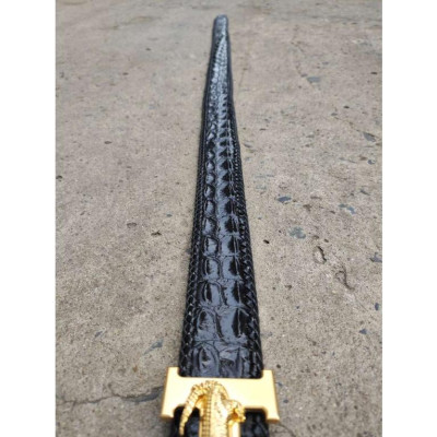 Thắt Lưng Da Cá Sấu Liền Bản Rộng 4cm H53D1
